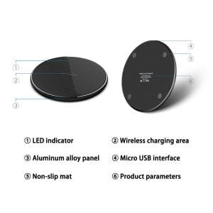 15W Fast Wireless Charger Pad - Tendora