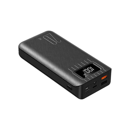 20000mAh External Battery Power Bank Dual USB With LED Flashlight - Tendora