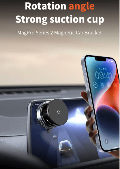 360° Magnetic Car Phone Holder – Super Strong Suction Mount for iPhone 12–16 Pro - Tendora