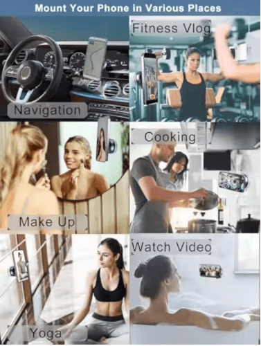 360° Magnetic Car Phone Holder – Super Strong Suction Mount for iPhone 12–16 Pro - Tendora