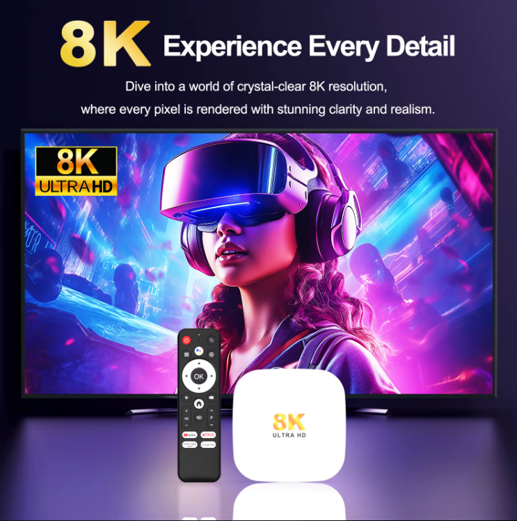 H96 Max Android 14 TV Box | 8K UHD Smart Media Player