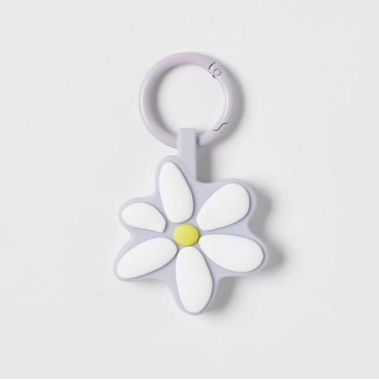 3-Pack Apple AirTag Holders | Daisy Silicone Keychains