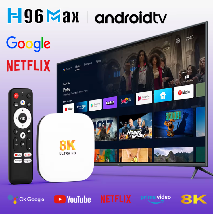 H96 Max Android 14 TV Box | 8K UHD Smart Media Player