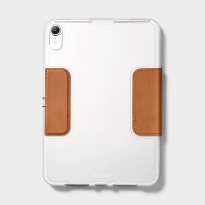 Apple iPad Mini 6 Folio Faux Leather Case - heyday Brown - Tendora