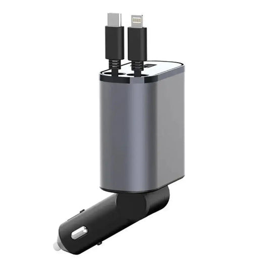 FAST 100W Car Phone Charger Lighter USB And TYPE - C Adapter - Tendora