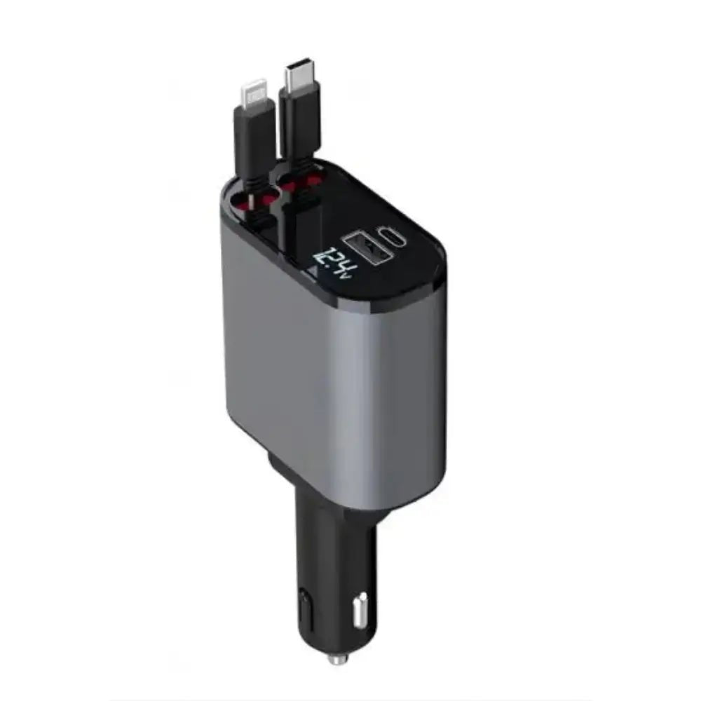 FAST 100W Car Phone Charger Lighter USB And TYPE - C Adapter - Tendora
