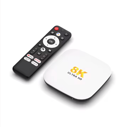H96 Max Android TV Box 8K UHD - 4GB RAM, 128GB Storage, Quad Core Rockchip, WiFi 6, BT 5.4 - Tendora