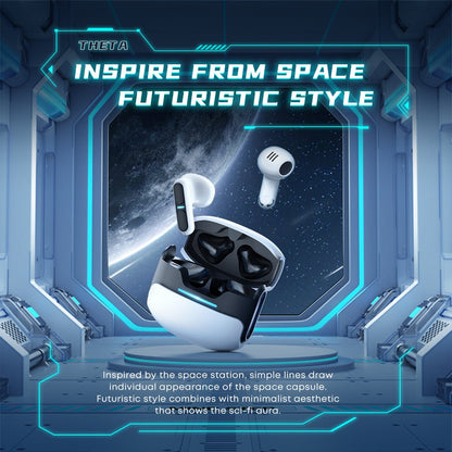 "TG11 Theta Bluetooth 5.3 Earbuds – ENC Noise Cancelling Wireless Earphones, 21H Battery, Low Latency, Waterproof IPX5 - Tendora
