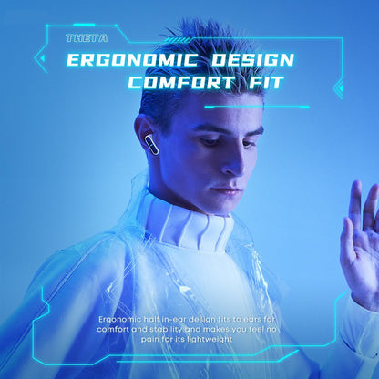 "TG11 Theta Bluetooth 5.3 Earbuds – ENC Noise Cancelling Wireless Earphones, 21H Battery, Low Latency, Waterproof IPX5 - Tendora