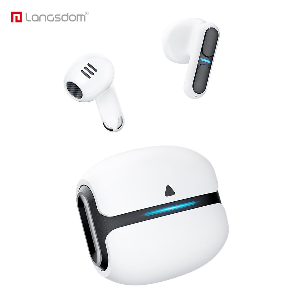 "TG11 Theta Bluetooth 5.3 Earbuds – ENC Noise Cancelling Wireless Earphones, 21H Battery, Low Latency, Waterproof IPX5 - Tendora