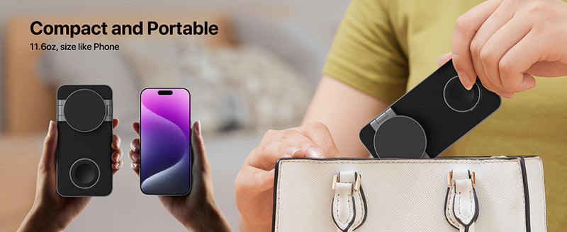 3-in-1 Magnetic Wireless Charger Foldable for iphone 16,15, 14,13,12 Airpod 2025