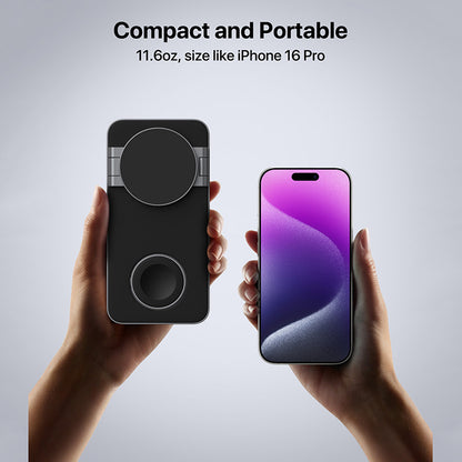 3-in-1 Magnetic Wireless Charger Foldable for iphone 16,15, 14,13,12 Airpod 2025